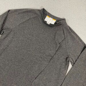 Dadware Bandaroo Shirt Men L Gray Long Sleeve Skin To Skin Contact